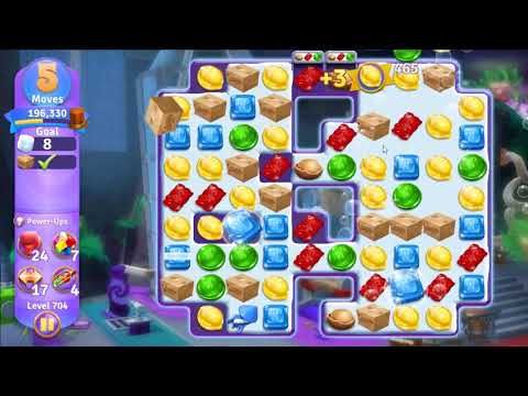 Wonka's World of Candy Level 704 - NO BOOSTERS + FULL STORY 🍫 | SKILLGAMING ✔️