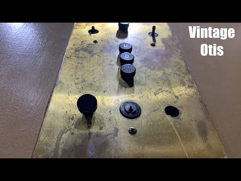 Awesome Vintage Otis Traction Elevator @ 8220 Westchester - Dallas, TX
