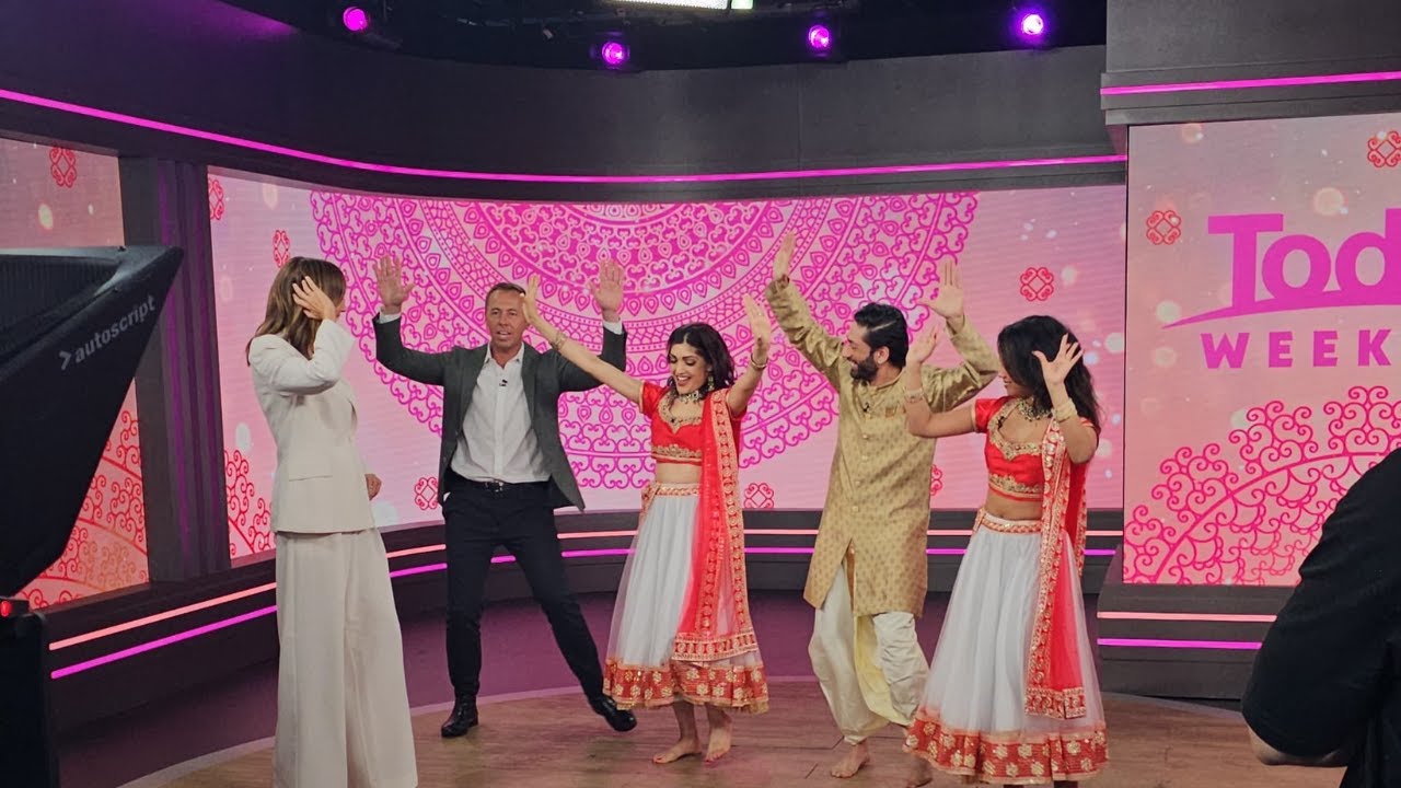 Bollywood Dancers Performing for The Royals | Today Show | Channel 9 | Australia