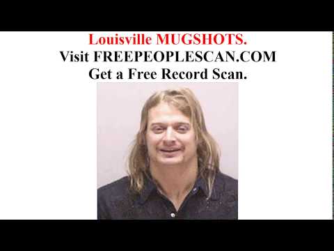 Louisville Mugshot Search