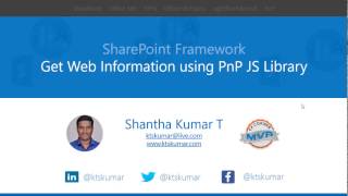 Get Web Information Using PnP JS In SharePoint Framework WebPart