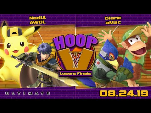 aMac & blanc (G) vs. NadiA & AWOL (Y) - Losers Finals - Hoop V