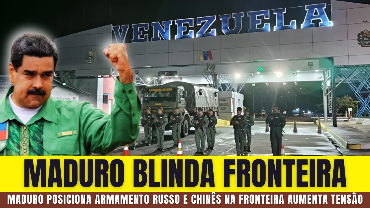 MADURO BLINDOU A FRONTEIRA Com o Brasil e POSICIONOU Armamento Russo e Chinês