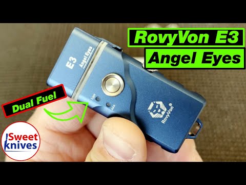 RovyVon E3 Angel Eyes EDC Flashlight - Awesome!