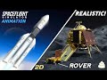 Chandrayaan 3 Full Mission Launch To Landing On The Moon In Spaceflight Simulator ISRO