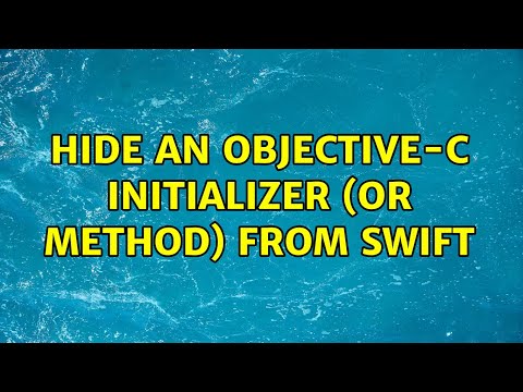 Hide an Objective-C initializer (or method) from Swift (2 Solutions!!)