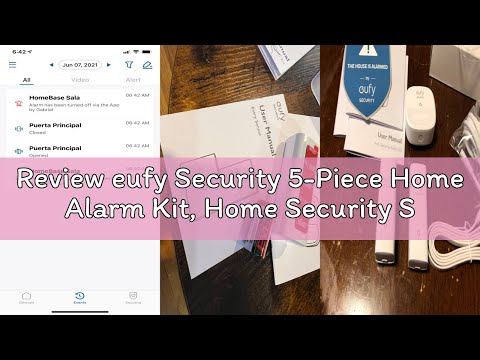 Review eufy Security 5-Piece Home Alarm Kit, Home Security System, Keypad, Motion Sensor, 2 Entry Se