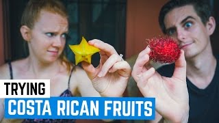 Americans Try Strange Costa Rican Fruits!