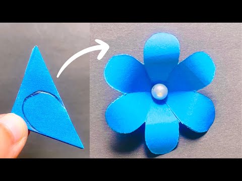 How to make paper flower step by step/Very Easy paper Flower Craft/Paper flower/Diy paper flower/DIY