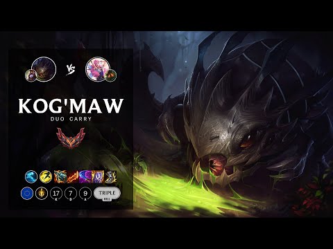 Kog'Maw ADC vs Seraphine - EUW Grandmaster Patch 12.17