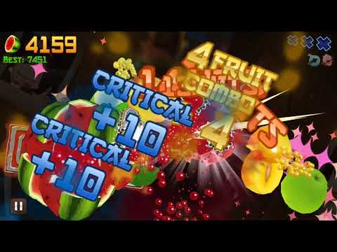 Fruit Ninja Classic World Record: 37,144