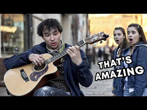 GUITAR-VIRTUOSO pretended to be HOMELESS GUITARIST and AMAZED PEOPLE #2