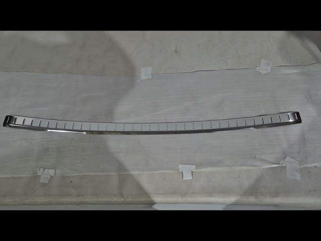 Накладка на задний бампер Carmos Нержавеющая Сталь Глянец Video 1