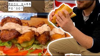 Trout Eludes Us, But ROCK BASS Po' Boy Saves the Day!