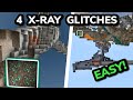 TOP 4 BEST X-RAY GLITCHES in Minecraft Bedrock 1.17 (MCPE/Xbox/PS4/Nintendo Switch/Windows10)