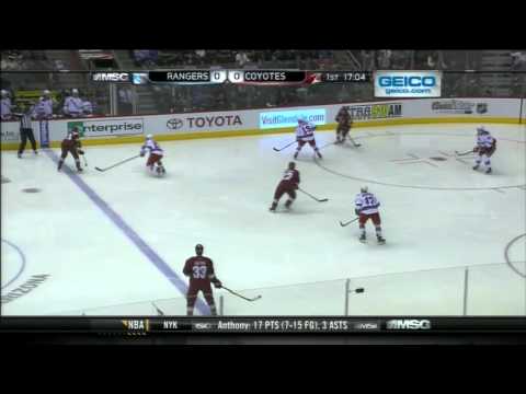 Ryan Callahan nails Oliver Ekman Larsson HD