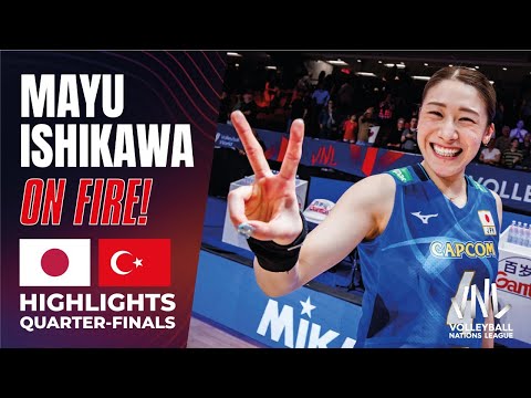 Japan 🇯🇵 vs Türkiye 🇹🇷 | VNL 2025 Final Week 🔥 5-Set Thriller | Quarterfinal Match Highlights [4K]