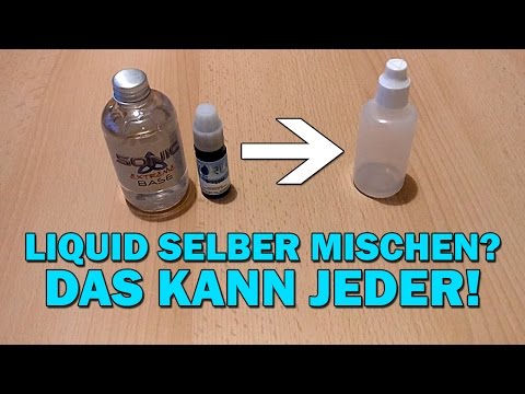 Mixing your own e-liquid: 50/50, 70/30, 100VG | Beginner e-cigarette tutorial