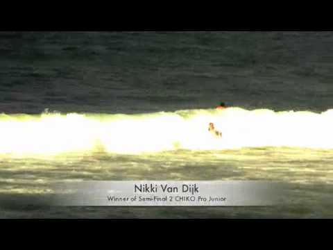 CHIKO Pro Junior Semi final Winner Nikki Van Dijk