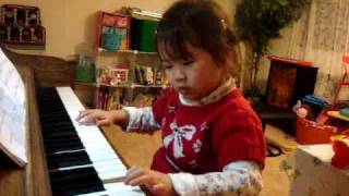 Lightly Row by 4 year old