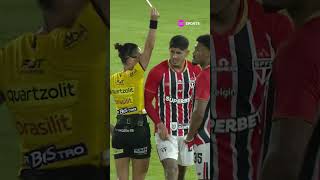 VERMELHO PRA ALAN FRANCO! O ZAGUEIRO DO SÃO PAULO FOI EXPULSO E NÃO JOGA A SEMI DO PAULISTA #shorts