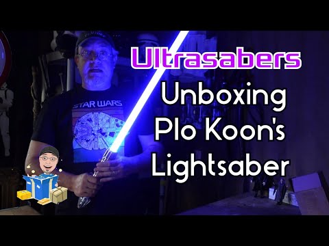 Ultrasabers Unboxing: Master Jedi Plo Koon's Lightsaber !!