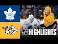 Maple Leafs Vs Predators NHL Highlights December 20 2025