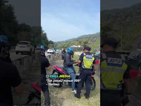 Nak lari kenapa, motor mcm cukup lengkap je bang