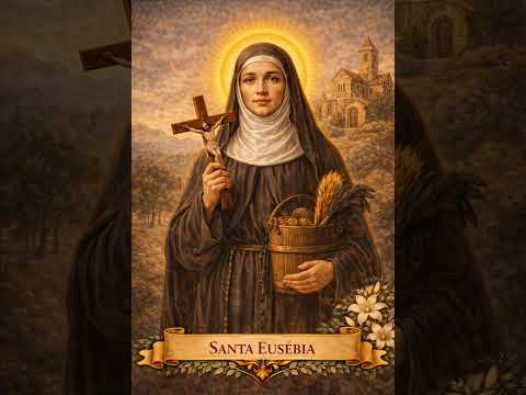 Oração a Santa Eusébia #intercessão #fé #amém #santos #oração #santosesantas #orar #devoção #fe