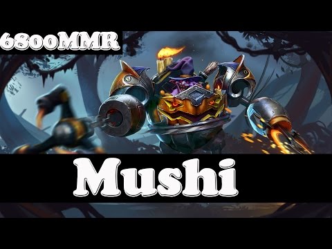 Mushi 6800MMR Plays Timbersaw - Ranked Match Gameplay - Dota 2
