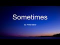 Sometimes by Anita Baker (Lyrics)