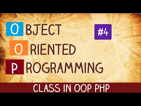 class in oop php