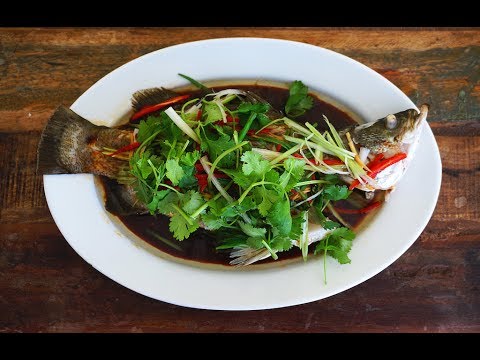 Steamed Fish With Ginger And Soy Sauce
