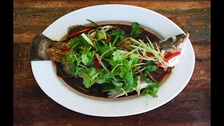 Steamed Fish With Ginger And Soy Sauce