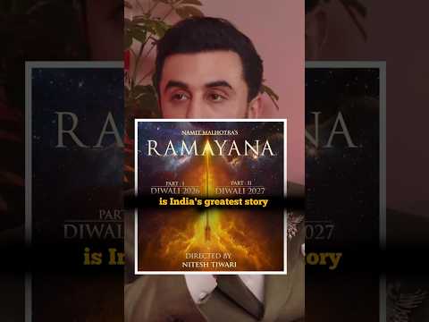 Ranbir Kapoor about his Ramayan Project - Yash #bollywood #yash #ramayan