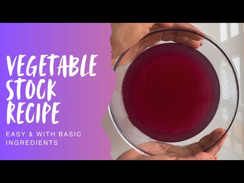 Easy Vegetable Stock Recipe At Home❤️