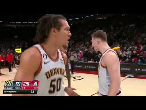 🤯 Jamal Murray GAME-WINNING 3-POINTER and the Nuggets escape Portland with a win!