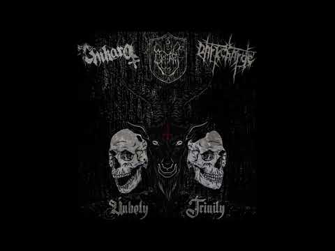 Darkcharge ​/​ Chikara ​/ ​Wulfchant - Unholy Trinity Split [2022 Black Metal / D-beat / Hardcore]