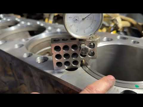 Cutting Counter Bores on 3406 / C15 Cat Engine