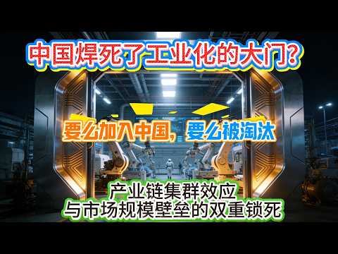 中国焊死了工业化的大门？全球工业终局：要么加入中国，要么被淘汰，产业链集群效应与市场规模壁垒的双重锁死！|#中国 #industrial