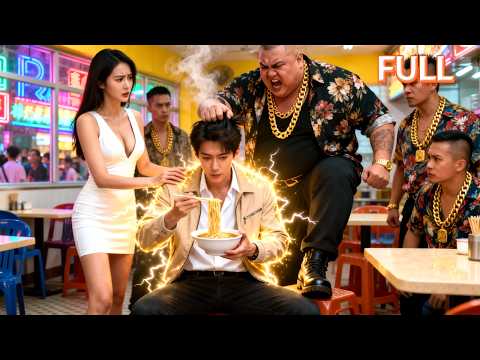 A thug bullies a poor man who is eating noodles—until one look from him silences the entire gang!