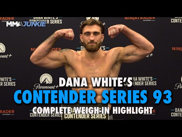 DWCS 2026 Week 7 Weigh-In Highlights: Novenyi vs. Haig
