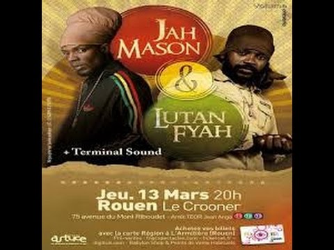 Lutan Fyah- Backed By Dub Akom -Live In France (Rouen @Le Crooner) 13/03/2014.