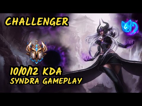 Robo (SYNDRA) vs SYLAS - 10/0/12 KDA MID CHALLENGER GAMEPLAY - BR
