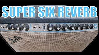 Video thumbnail for 1970's Fender Super Six Reverb w/ Vibrato & Reverb Silverface. Same Chassis as Twin & Super Reverb by SRTPCC