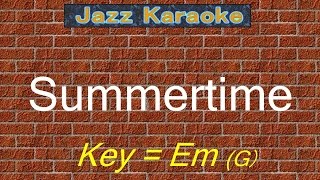 JazzKara  "Summertime" (Key=Em (G))