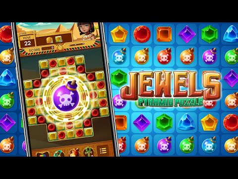 Jewels Pyramid Puzzle(Match 3) Video