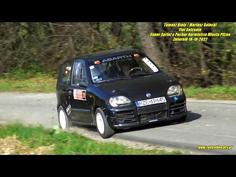 Tomasz Biały /Mariusz Solecki -Fiat SC- Super Sprint o Puchar Burmistrza Miasta Pilzno Zwiernik 2022