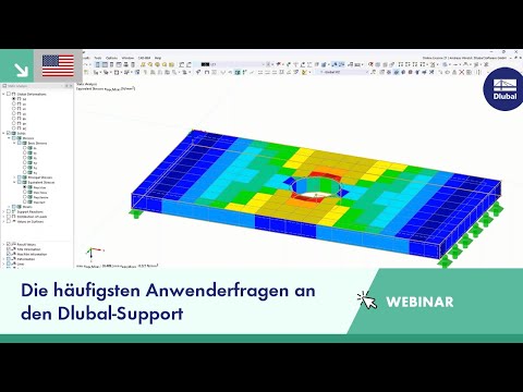 [EN] Webinar | Die häufigsten Anwenderfragen an den Dlubal-Support | Juli 2023