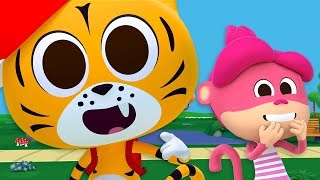 A tiger Went Out for a Walk - Songs for kids, Children&#39;s Music | The Children Kingdom